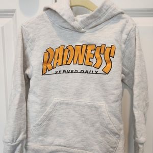 Tiny Whales Boys Hoodie Size 4